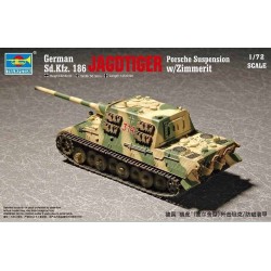 German Sd.Kfz 186 Jgdtiger wZimmerit Porsche gear 