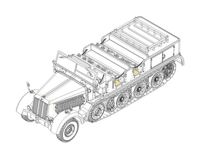 Sd.Kfz.8 Schwerer Zugkraftwagen 12t 