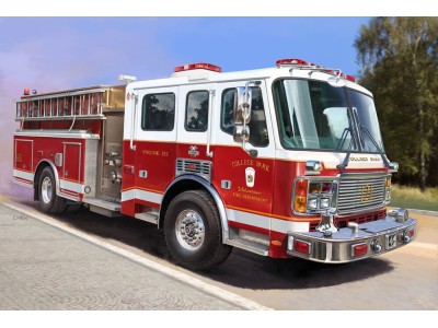 American LaFrance Eagle Fire Pumper 