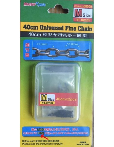 40CM Universal Fine Chain M Size 1.0mmX1.8mm 