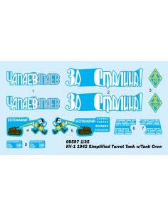 KV-1 1942 Simplified Turret Tank w/Tank Crew  2