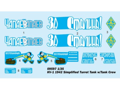 KV-1 1942 Simplified Turret Tank w/Tank Crew 