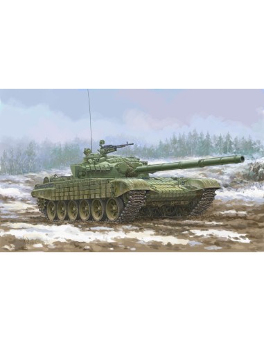 Soviet T-72 Ural with Kontakt-1 Reactive Armor 