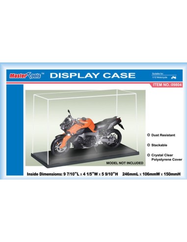 Plastic transparent case 246x106x150mm 