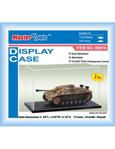 Plastic transparent case 111x61x63mm 