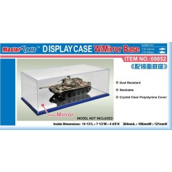 Display Case w/Mirror Base 364x186x121mm WxL 
