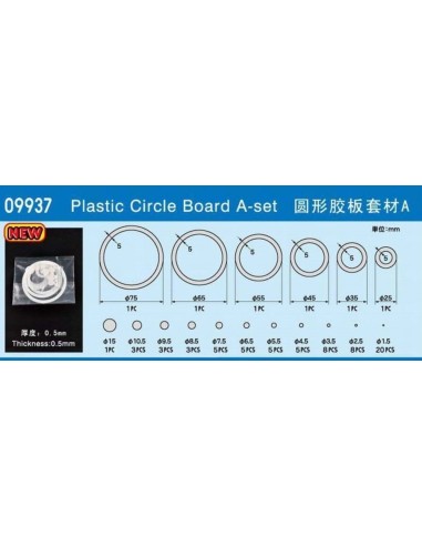 Plastic Circle Board A-set 