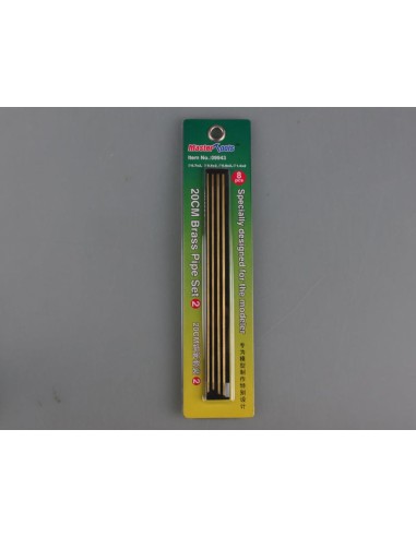 20CM Brass Pipe / Messingrohr Set 2 