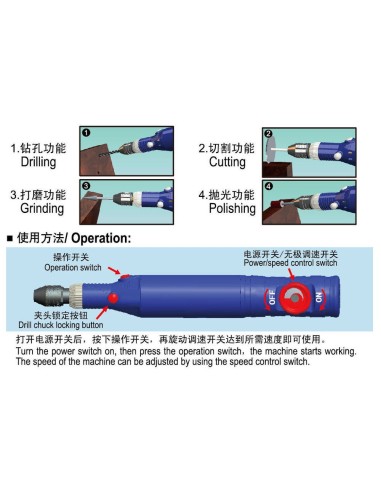 Electric Grinder/Drill 
