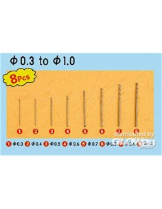 Twist Drilling Auger Bit set 1 (0,3-1,0)  2