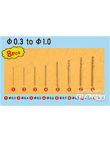 Twist Drilling Auger Bit set 1 (0,3-1,0) 