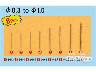 Twist Drilling Auger Bit set 1 (0,3-1,0) 
