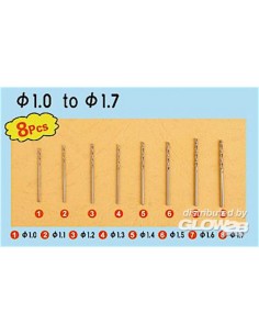 Twist Drilling Auger Bit set 2 (1,0-1,7)  2