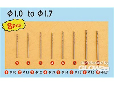 Twist Drilling Auger Bit set 2 (1,0-1,7) 