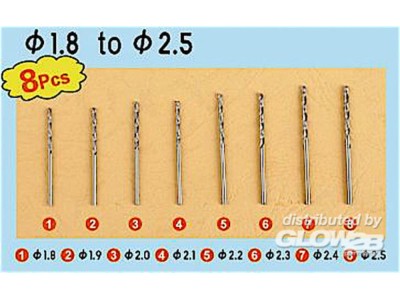 Twist Drilling Auger Bit set 3 (1,8-2,5) 
