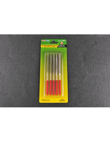 Assorted diamond files set(Grit size150# 3x140mm 