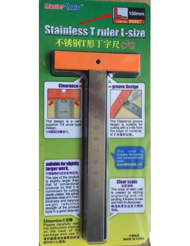 Stainless T Ruler L-size 