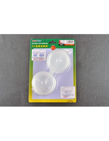 PP Paint Cup with Lid ---  L-size 56cc X 8pcs 