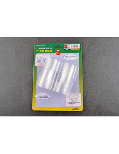 PP Paint Cup with Lid-----S-size 28cc  X 12pcs 
