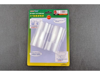 PP Paint Cup with Lid-----S-size 28cc  X 12pcs 