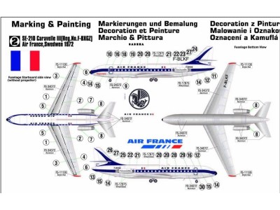 Se-210 Caravelle Air France 