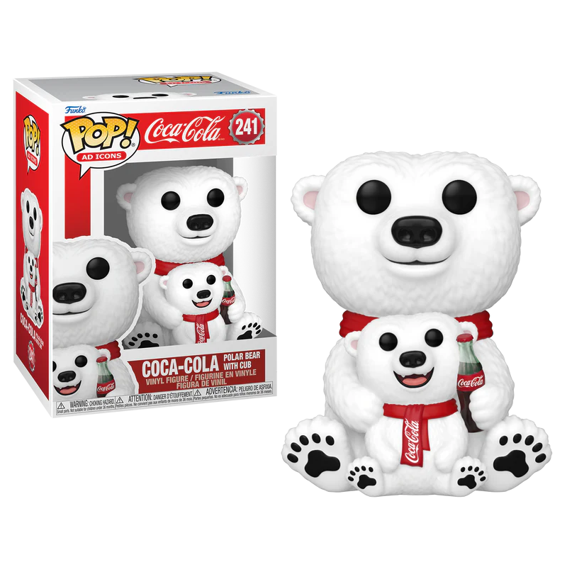 COCA-COLA - POP & Buddy NÂ° 241 - Ours polaire Coca-Cola avec Ourson