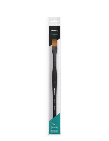 Flat Rectangular Synthetic Brush No. 10 