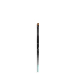 Flat Angled Synthetic Brush Medium 