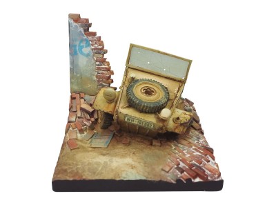 Kubelwagen Base (Front) 7 x 7 cm 