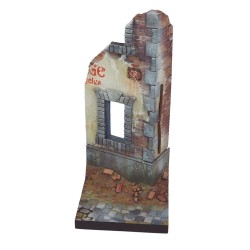 Ruined Street Corner 7 x 7 cm 