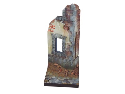 Ruined Street Corner 7 x 7 cm 