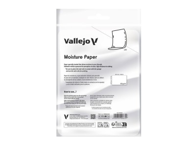 30 Sheets of moisture paper (225 x 145 mm) 60gr 