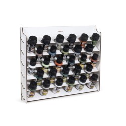 Wall Mounted Paint Display for 35 and 60 ml bottles 39 x 5,2 x 31 cm 