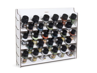 Wall Mounted Paint Display for 35 and 60 ml bottles 39 x 5,2 x 31 cm 
