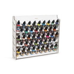 Wall Mounted Paint Display for 18 ml bottles 39 x 5,2 x 31 cm 