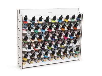 Wall Mounted Paint Display for 18 ml bottles 39 x 5,2 x 31 cm 