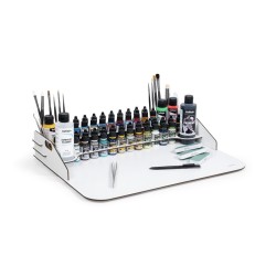 Paint display and work station 50 x 37 x 8,5 cm 