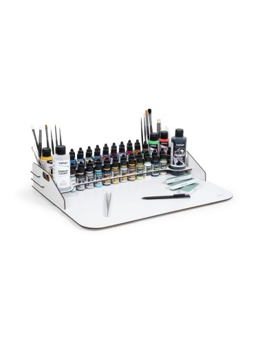 Paint display and work station 50 x 37 x 8,5 cm 