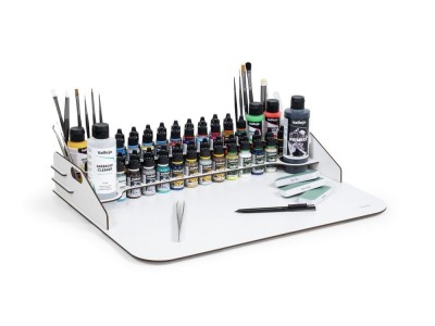 Paint display and work station 50 x 37 x 8,5 cm 