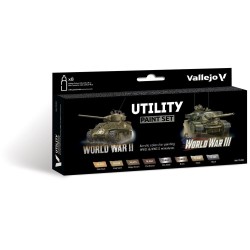 Utility Paint Set WWII & WWIII 18 ml 