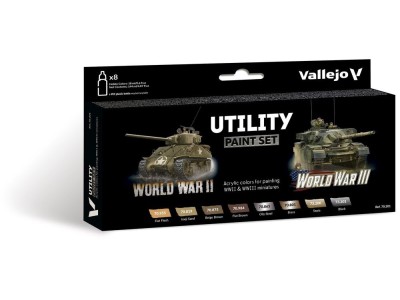 Utility Paint Set WWII & WWIII 18 ml 