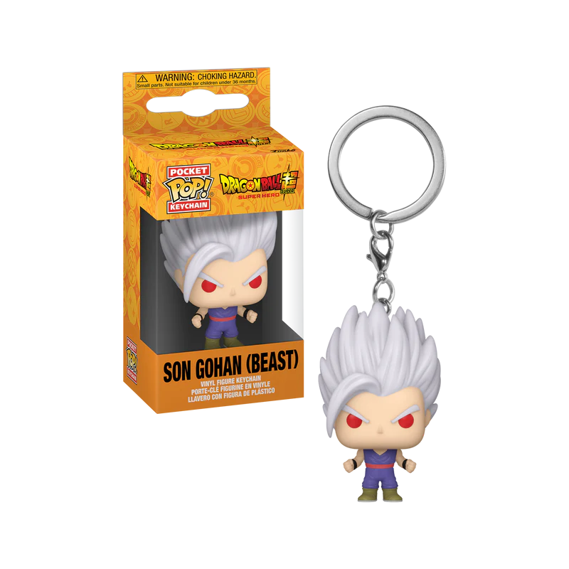DBS SUPER HERO - Pocket Pop Keychains - Gohan Ultra Instinct