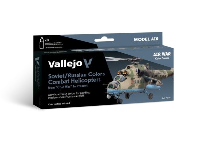 Soviet / Russian Colors Combat Helicopters post WWII to present  18 ml 