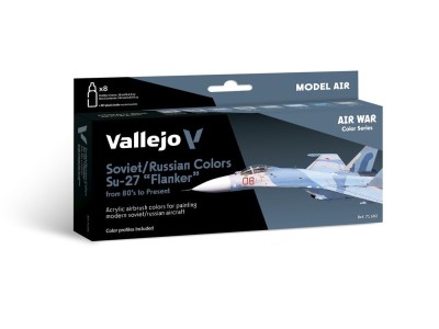 Soviet / Russian Colors Su27 Flanker from 80's to present  18 ml 