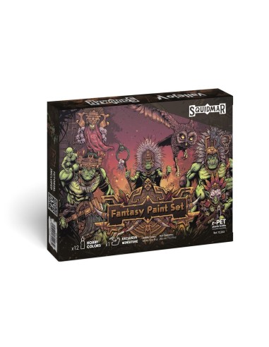 Fantasy Paint Set by Squidmar Miniatures 18 ml 