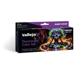 Fluorescent Color Set 18 ml  2