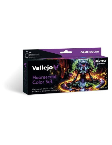 Fluorescent Color Set 18 ml 