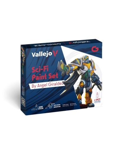 SciFi Paint Set by Angel Giraldez 18 ml 
