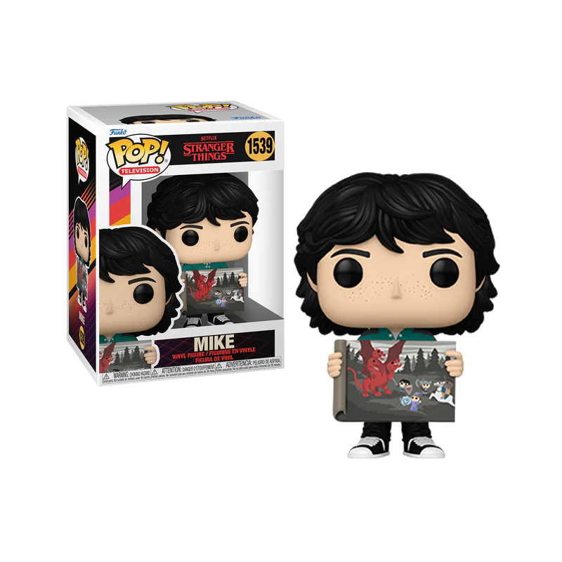 STRANGER THINGS - POP TV NÂ° 1539 - Mike avec Peinture de Will