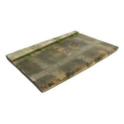 31x21 Cobblestone Street with a drain 31 x 21 cm 